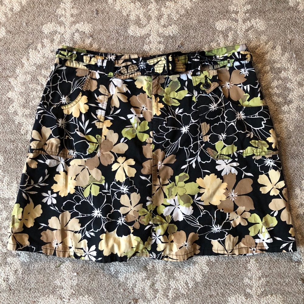 Vintage Print Skort
